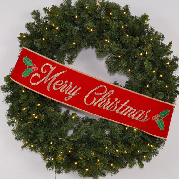 HOLLY CHRISTMAS BANNER (PREORDER)