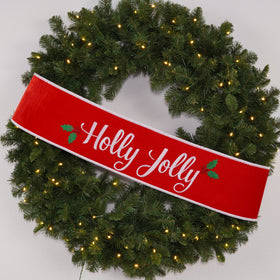 Buy red-and-white HOLLY JOLLY BANNER (PREORDER)