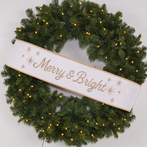 MERRY AND BRIGHT BANNER (PREORDER)