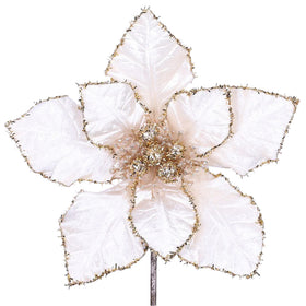 TINSEL POINSETTIA (IN STOCK)