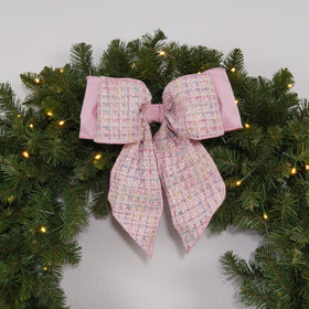 PASTEL TWEED BOW (IN STOCK)