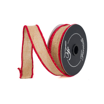 Buy red BURLAP ACCENT (IN STOCK)