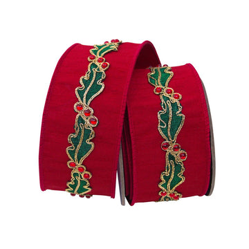 Buy red-and-emerald HOLLY BORDER (PREORDER)