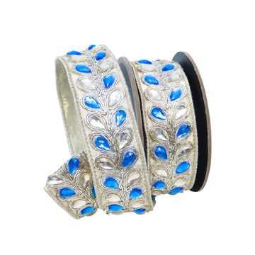 Buy dusty-blue PEAR JEWEL RIBBON (IN STOCK)