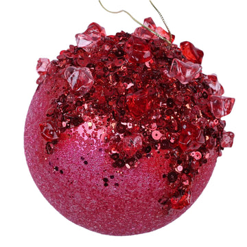Buy hot-pink-and-red SUGAR CRYSTAL BALL (IN STOCK)