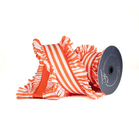 Buy orange-white CANDY WRAP RUFFLE (IN STOCK)