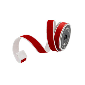 Buy red-and-white 2 TONE VELVET 1" (IN STOCK)