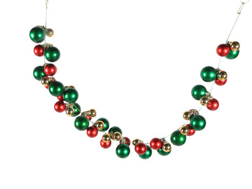 Buy emerald-and-red MINI BALL GARLAND (IN STOCK)