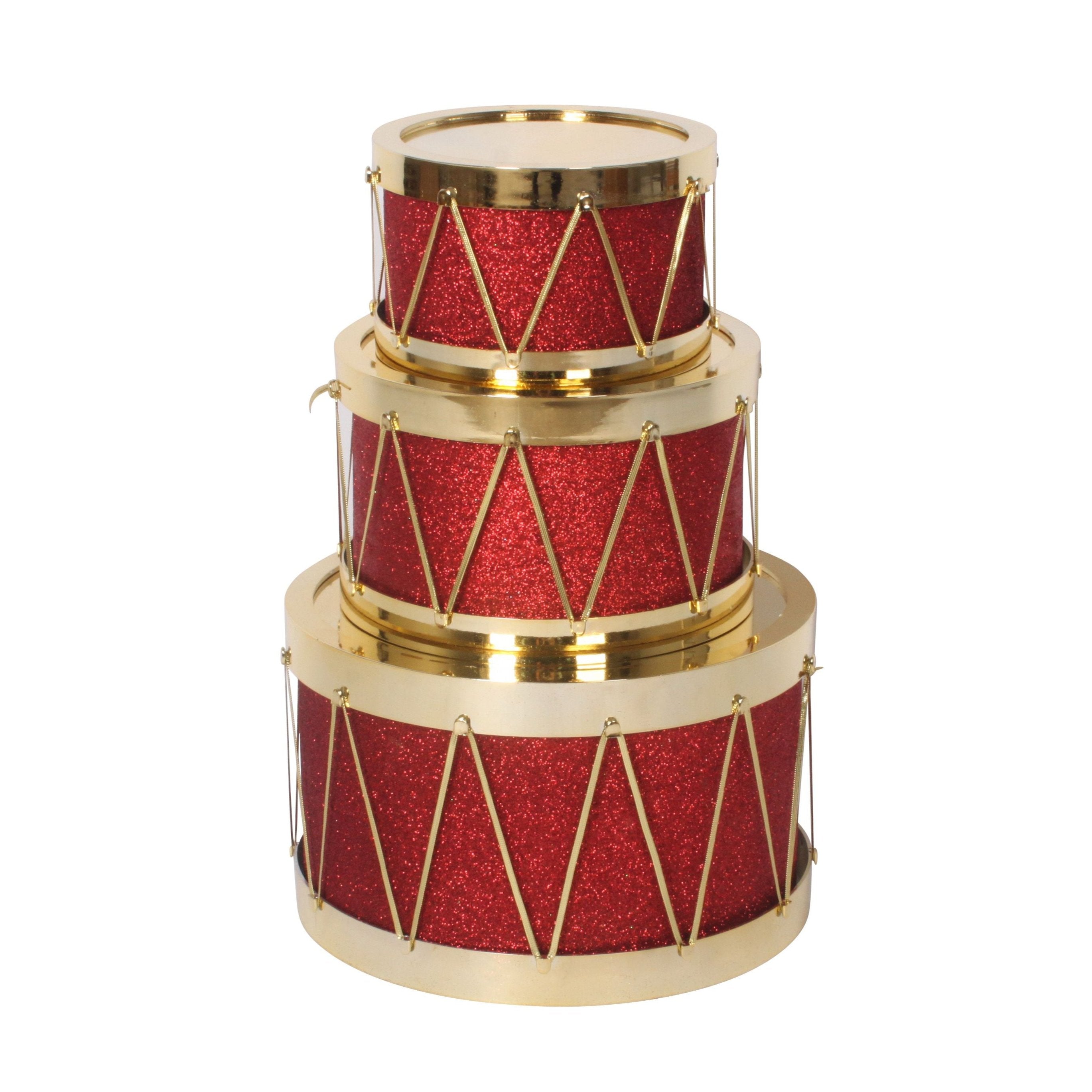 GLITTER DRUM SET OF 3 (IN STOCK)