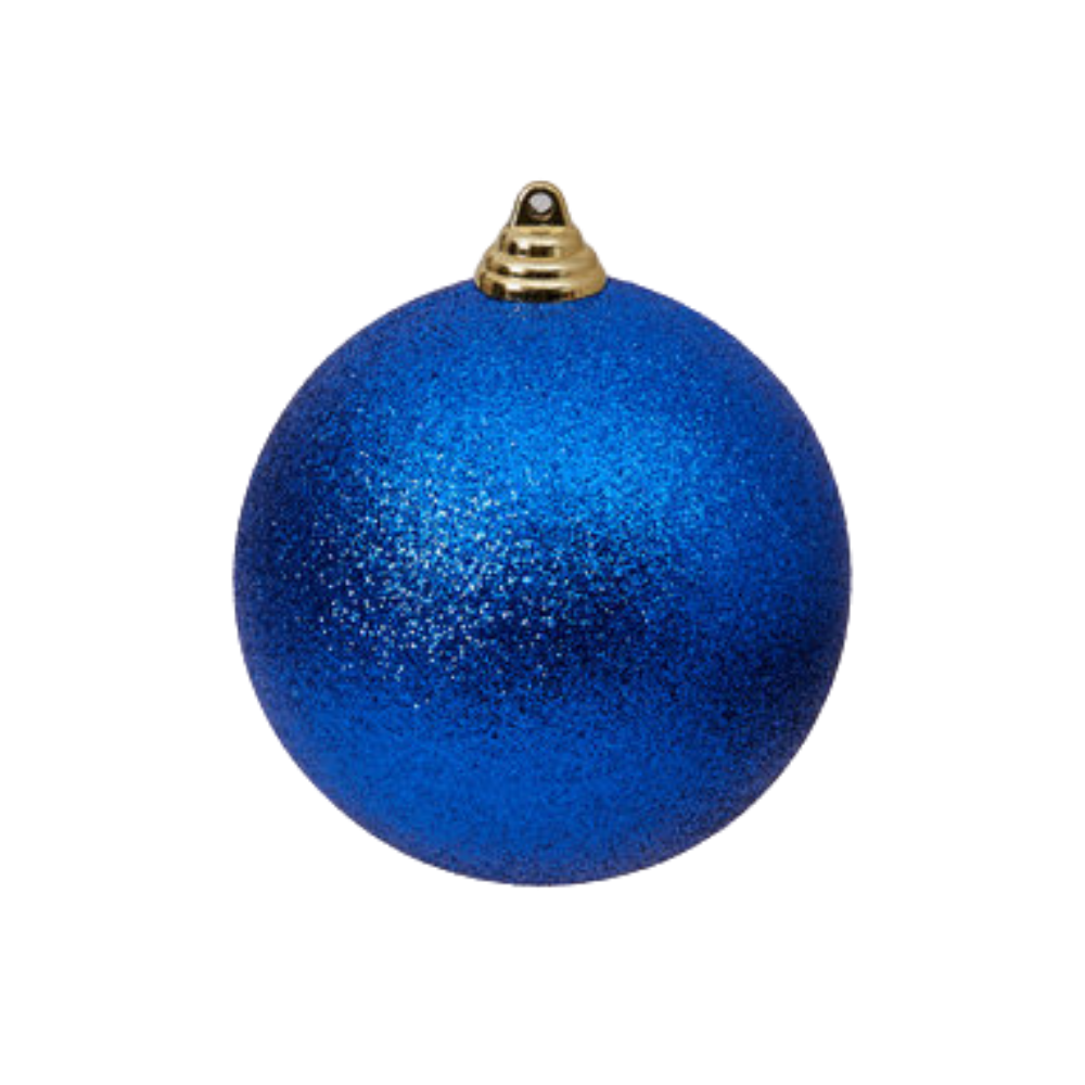 BLUE GLITTER ORNAMENTS (PREORDER)