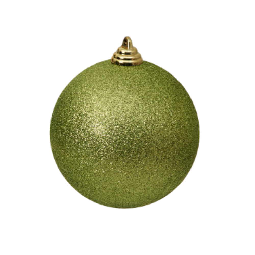 LIME GLITTER ORNAMENTS (PREORDER)