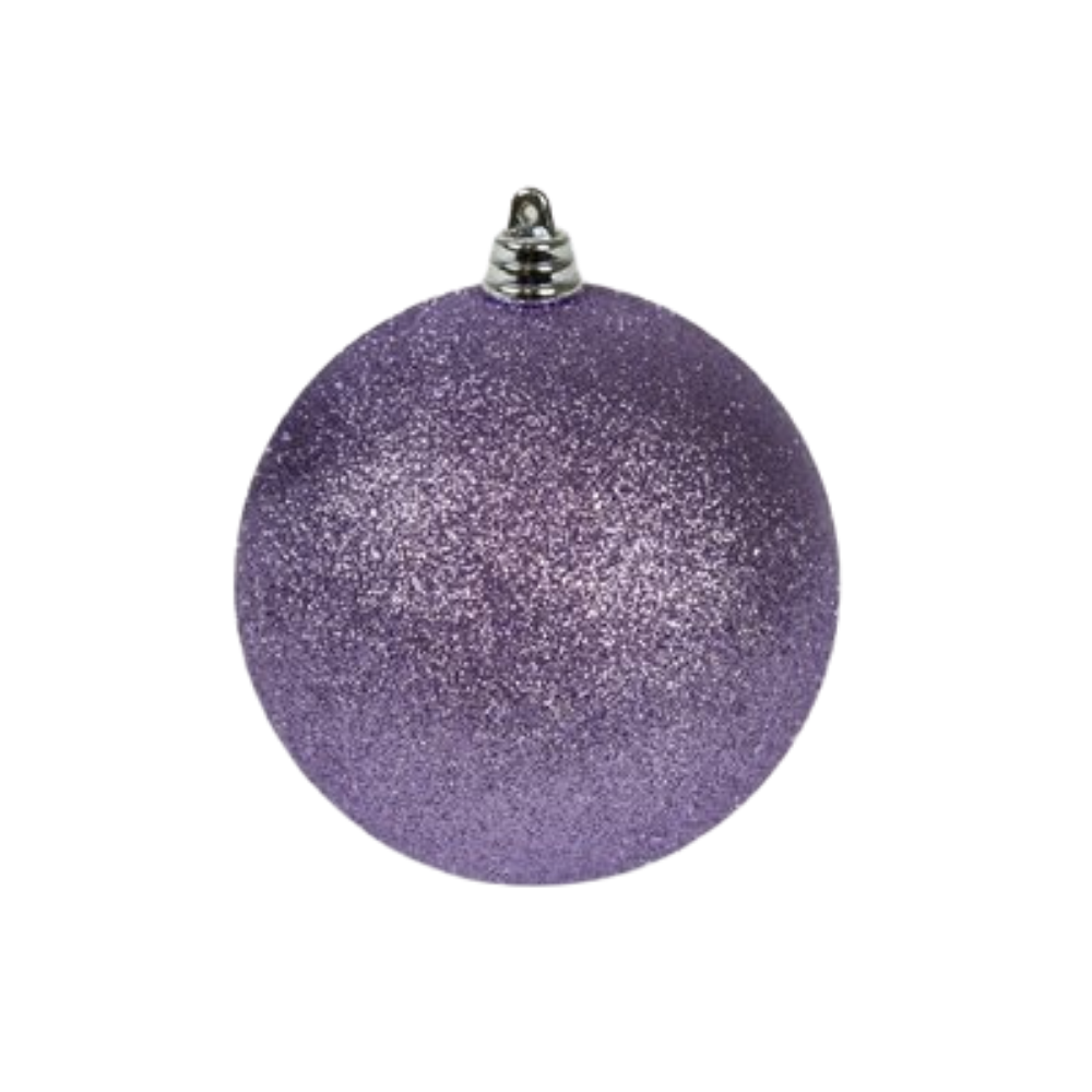 AMETHYST GLITTER ORNAMENTS (IN STOCK)