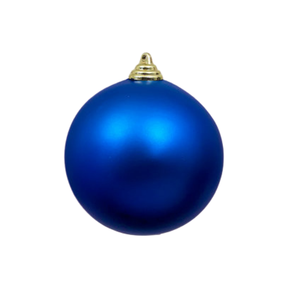 BLUE MATTE ORNAMENTS (IN STOCK)