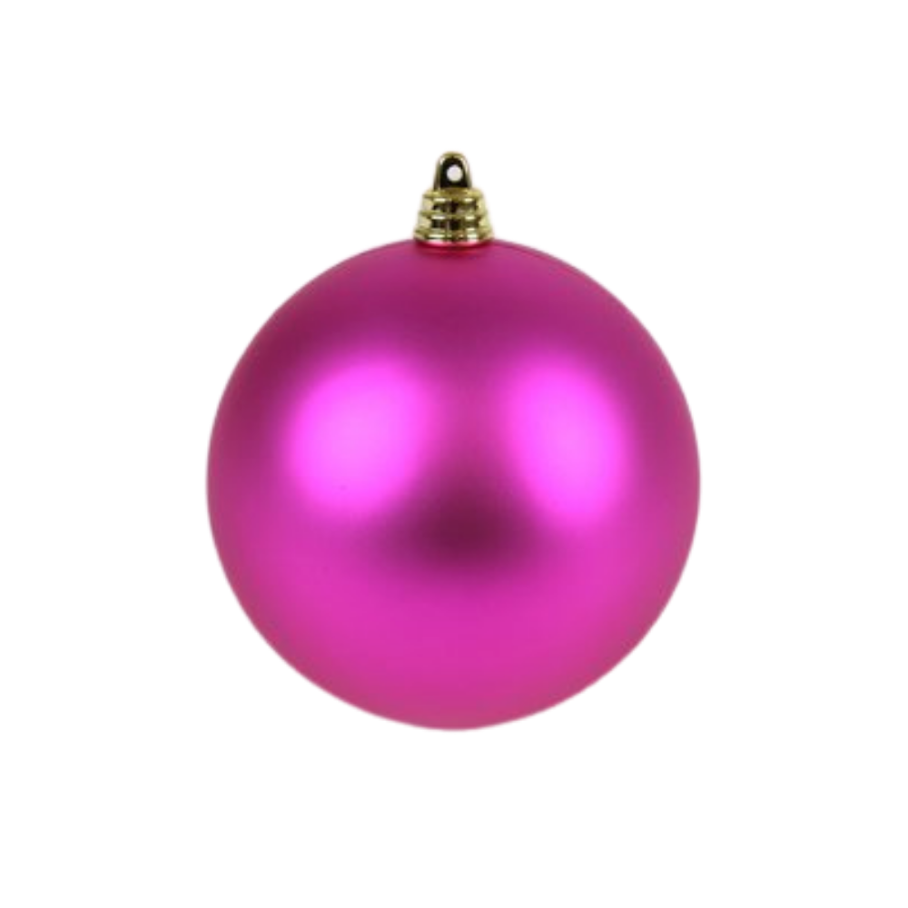 FUCHSIA MATTE ORNAMENTS (PREORDER)