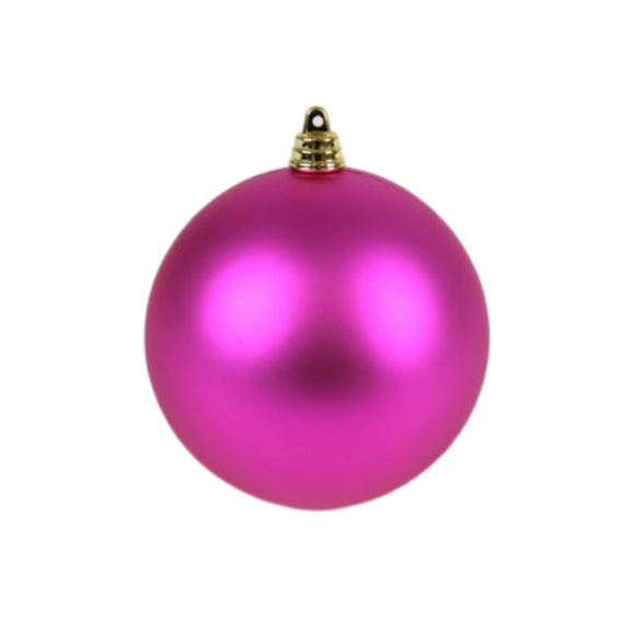 FUCHSIA MATTE ORNAMENTS (PREORDER)