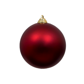 BURGUNDY MATTE ORNAMENTS (PREORDER)