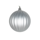 SILVER MATTE PLEATED ORNAMENTS (PREORDER)-1