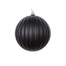 BLACK MATTE PLEATED ORNAMENTS (PREORDER)-1