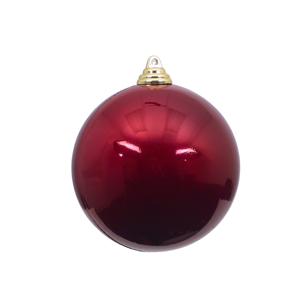 BURGUNDY CANDY APPLE ORNAMENTS (IN STOCK)