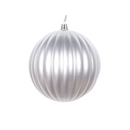 SILVER CANDY APPLE PLEATED ORNAMENTS (PREORDER)-1