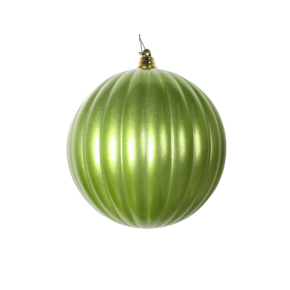 LIME CANDY APPLE PLEATED ORNAMENTS (PREORDER)