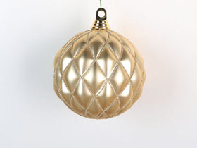 Buy champagne DIAMOND PINTUCK ORNAMENT (PREORDER)