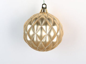 Buy champagne DIAMOND PINTUCK ORNAMENT (PREORDER)