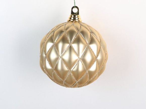 DIAMOND PINTUCK ORNAMENT (PREORDER)