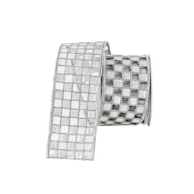 Buy silver CHECKER LACE 2.5" (PREORDER)