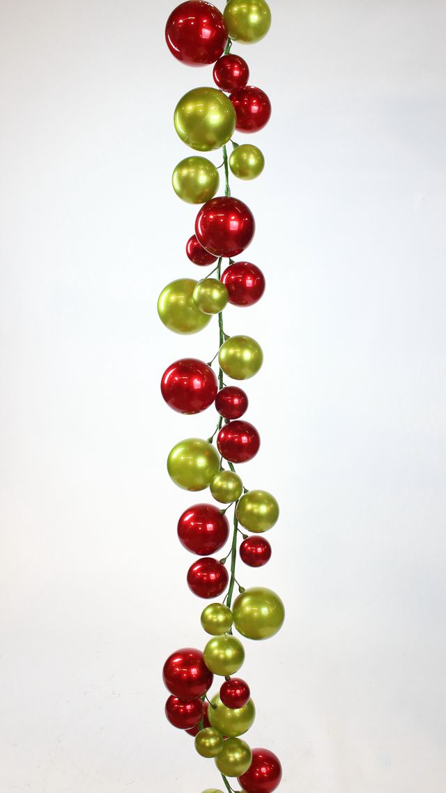 BALL GARLAND CANDY APPLE (IN STOCK)