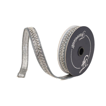 Buy pewter CHEVRON CRYSTAL TRIM (PREORDER)