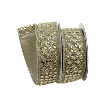 Buy platinum MINI FLORAL JEWEL RIBBON (IN STOCK)