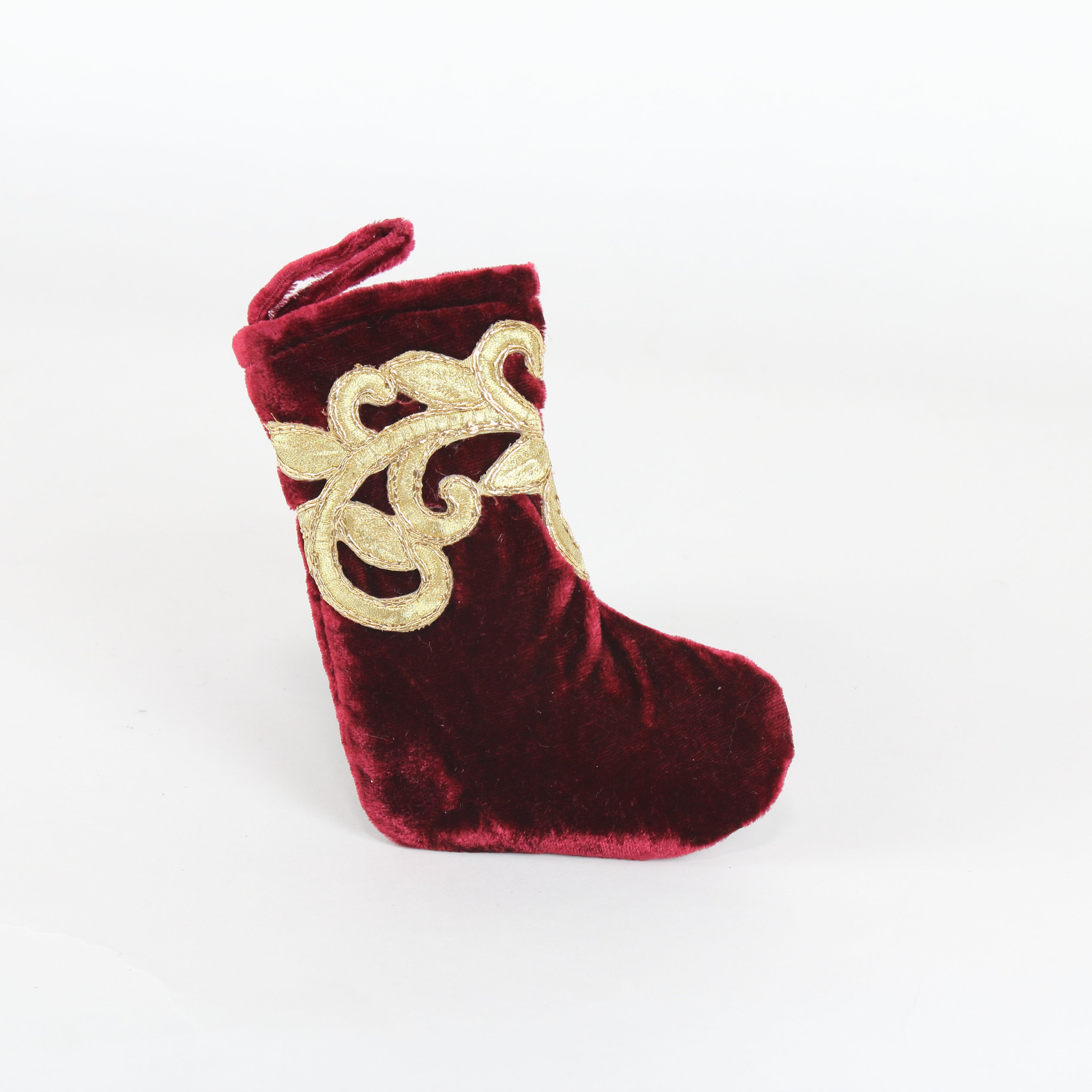 ROYAL EMBROIDERY MINI STOCKING (IN STOCK)