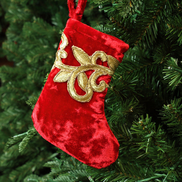 ROYAL EMBROIDERY MINI STOCKING (IN STOCK)