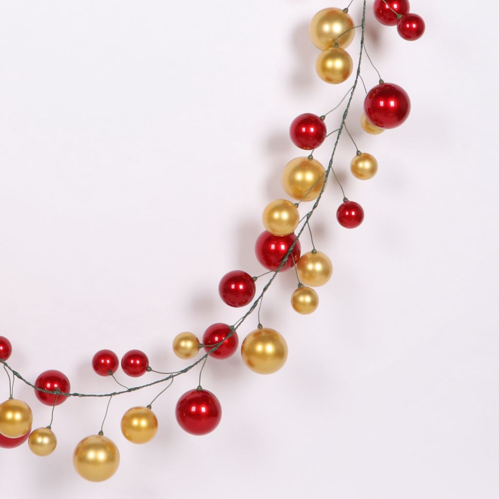 BALL GARLAND CANDY APPLE (IN STOCK)