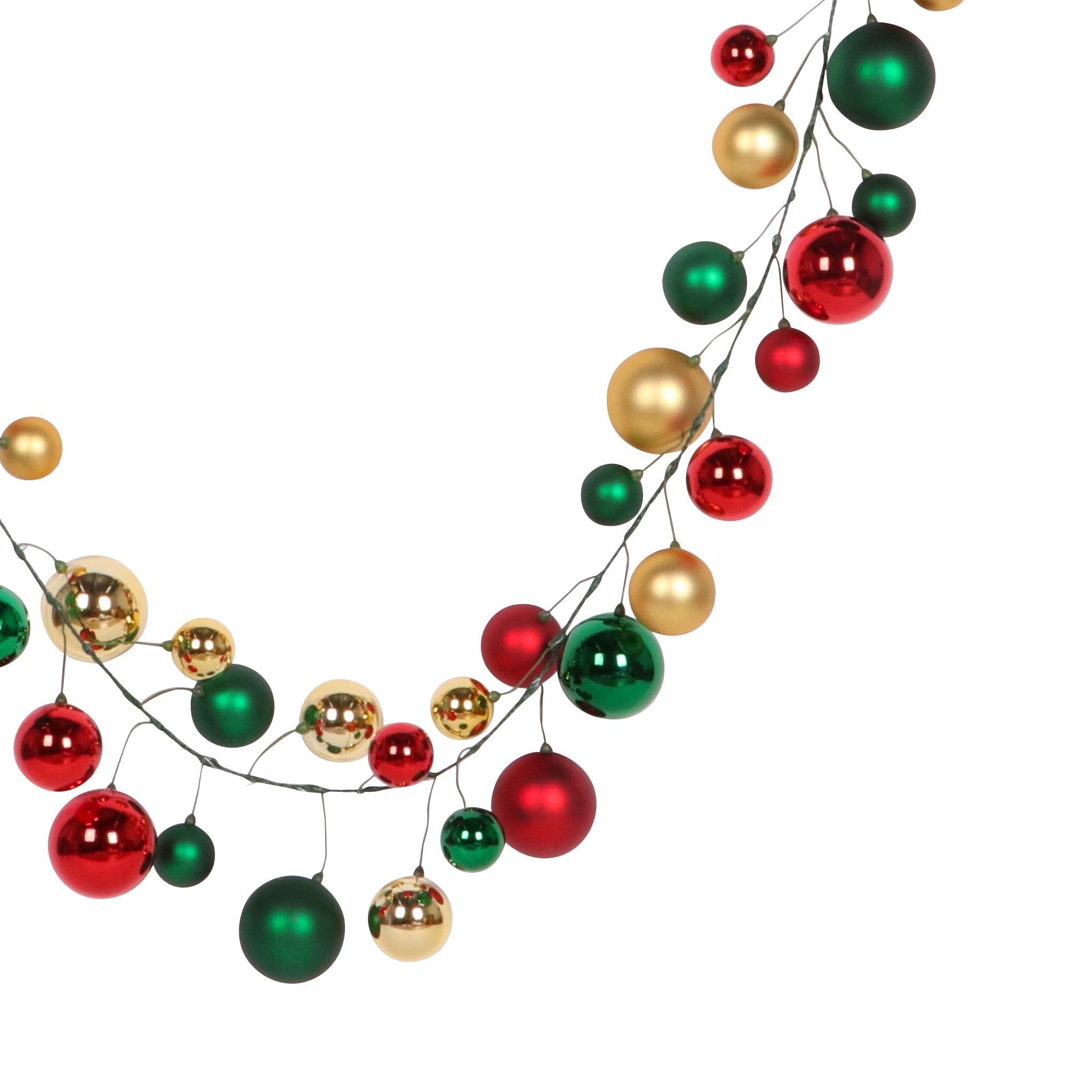 BALL GARLAND MATTE & SHINY (IN STOCK)