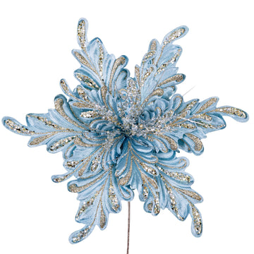Buy light-blue FANCY FLORAL CLIP (IN STOCK)