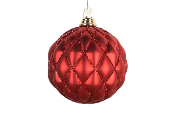 DIAMOND PINTUCK ORNAMENT (PREORDER)