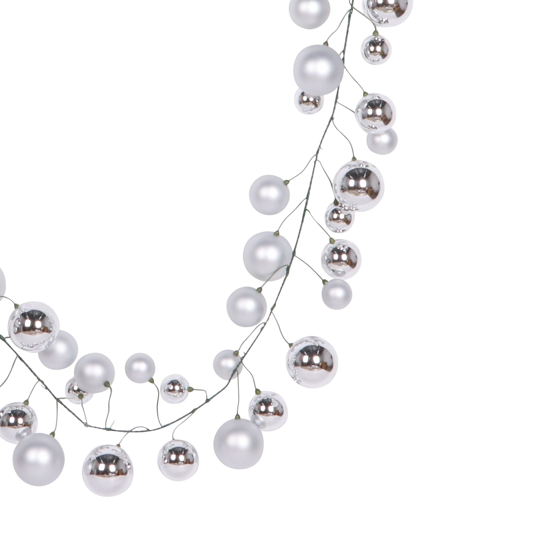 BALL GARLAND MATTE & SHINY (IN STOCK)