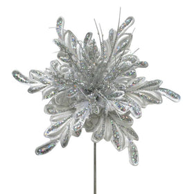 Buy silver FANCY FLORAL CLIP (IN STOCK)