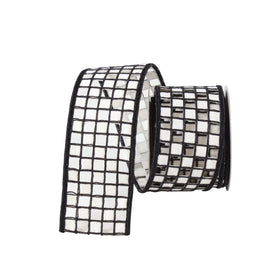 Buy black-white CHECKER LACE 2.5" (PREORDER)