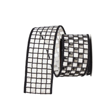 Buy black-white CHECKER LACE 2.5" (PREORDER)