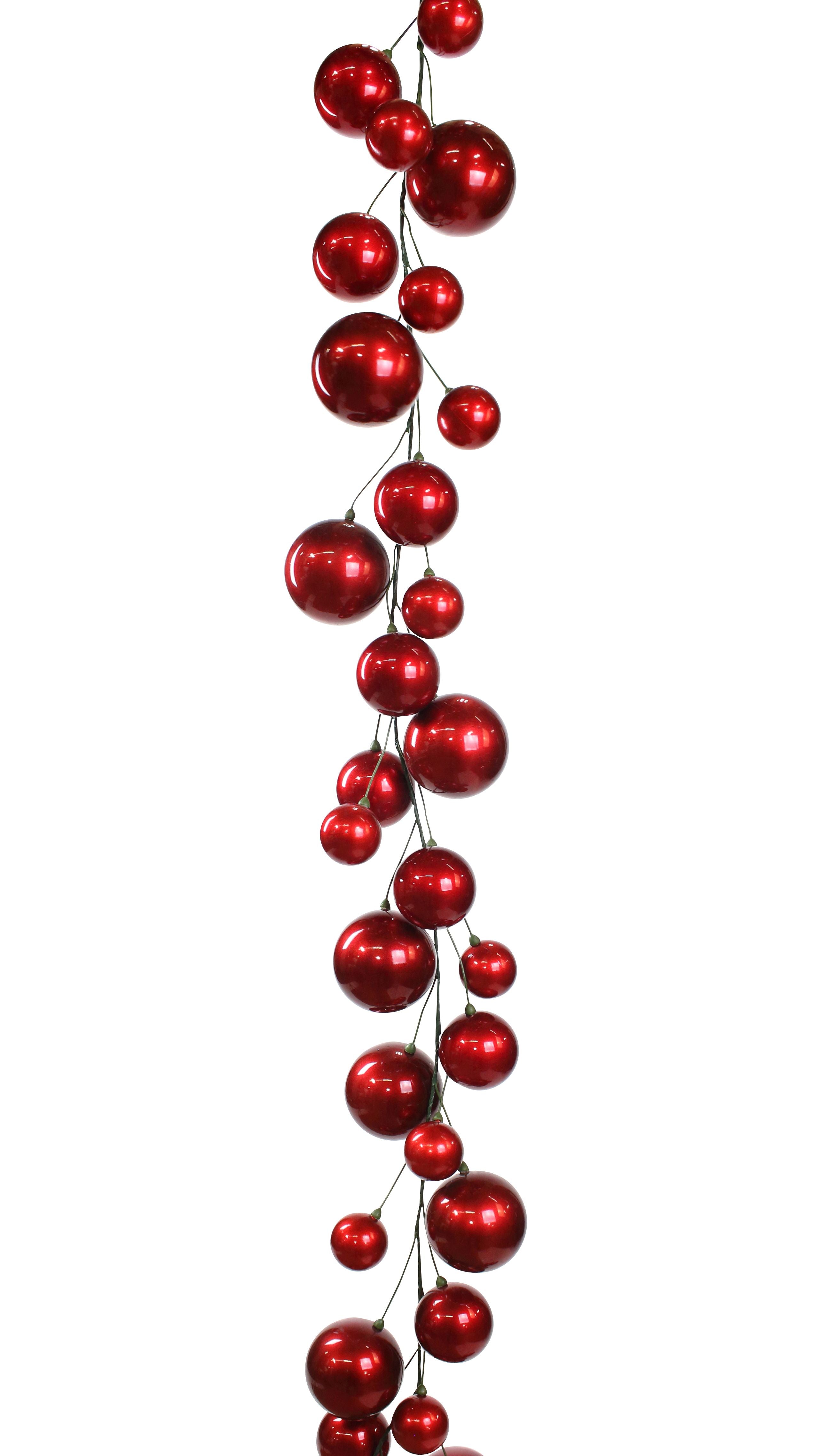 BALL GARLAND CANDY APPLE (IN STOCK)