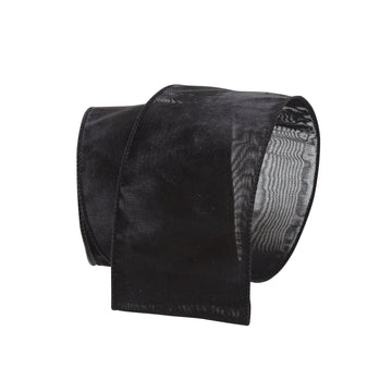 Buy black DOUBLE SHEER RIBBON (IN STOCK)