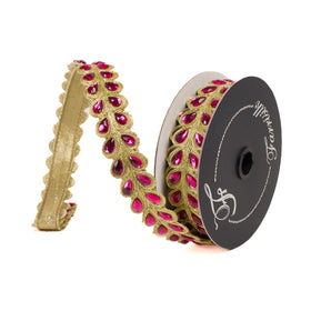 Buy fuchsia CRYSTAL PEARS (IN STOCK)