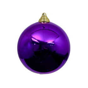 PURPLE SHINY ORNAMENTS (IN STOCK)