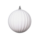 WHITE SHINY PLEATED ORNAMENTS (PREORDER)-1