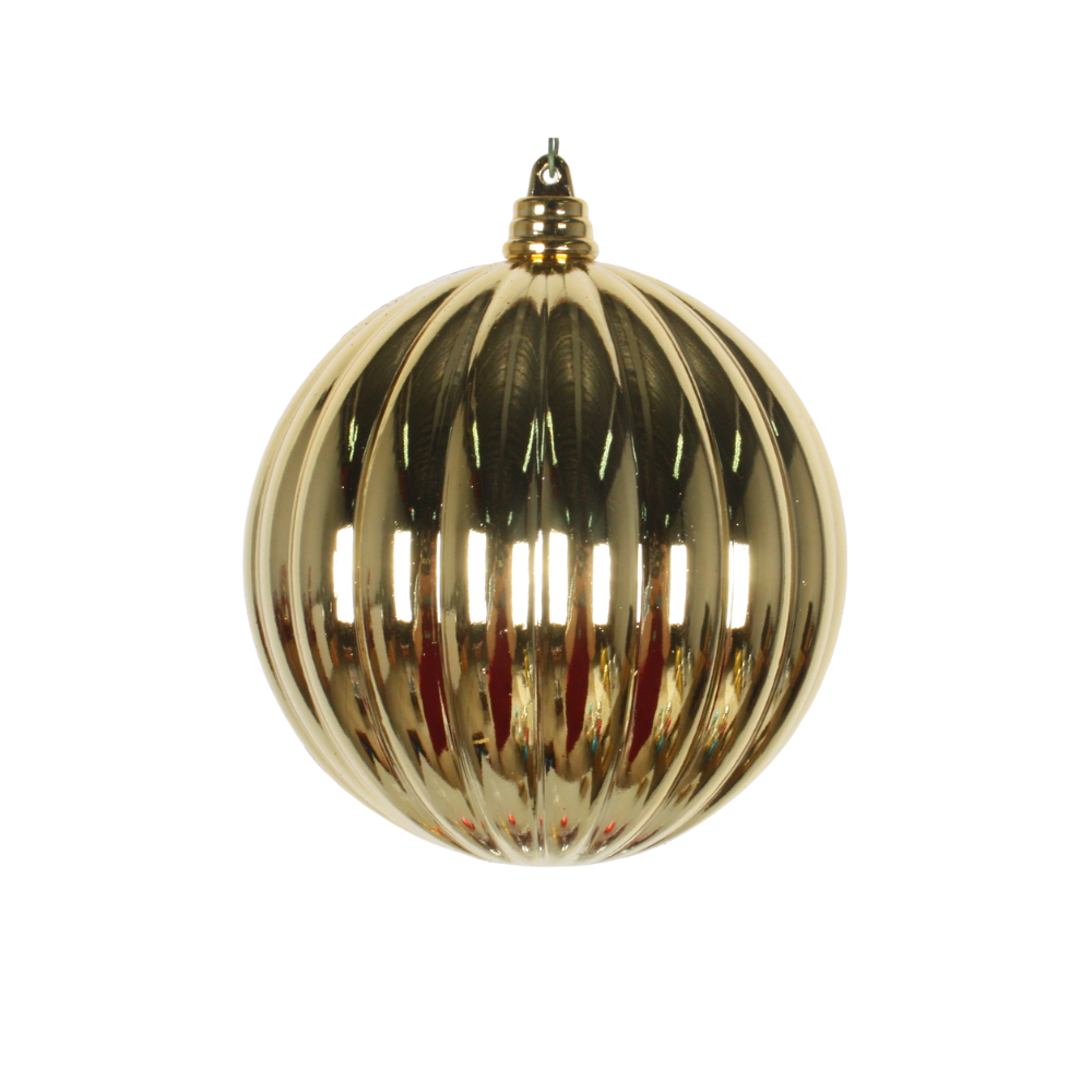 GOLD SHINY PLEATED ORNAMENTS (IN STOCK)