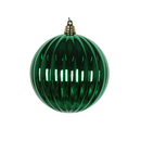 EMERALD SHINY PLEATED ORNAMENTS (IN STOCK)-1