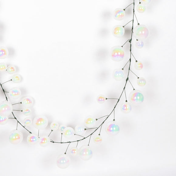 IRIDESCENT BALL GARLAND 10' (IN STOCK)